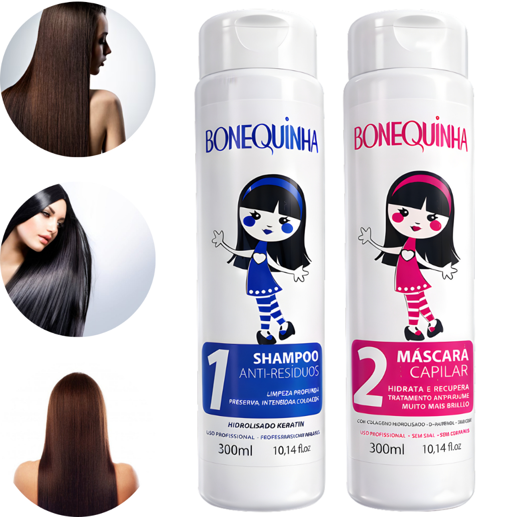 Kit Progressiva Bonequinha Escandalosa 2x300ml .