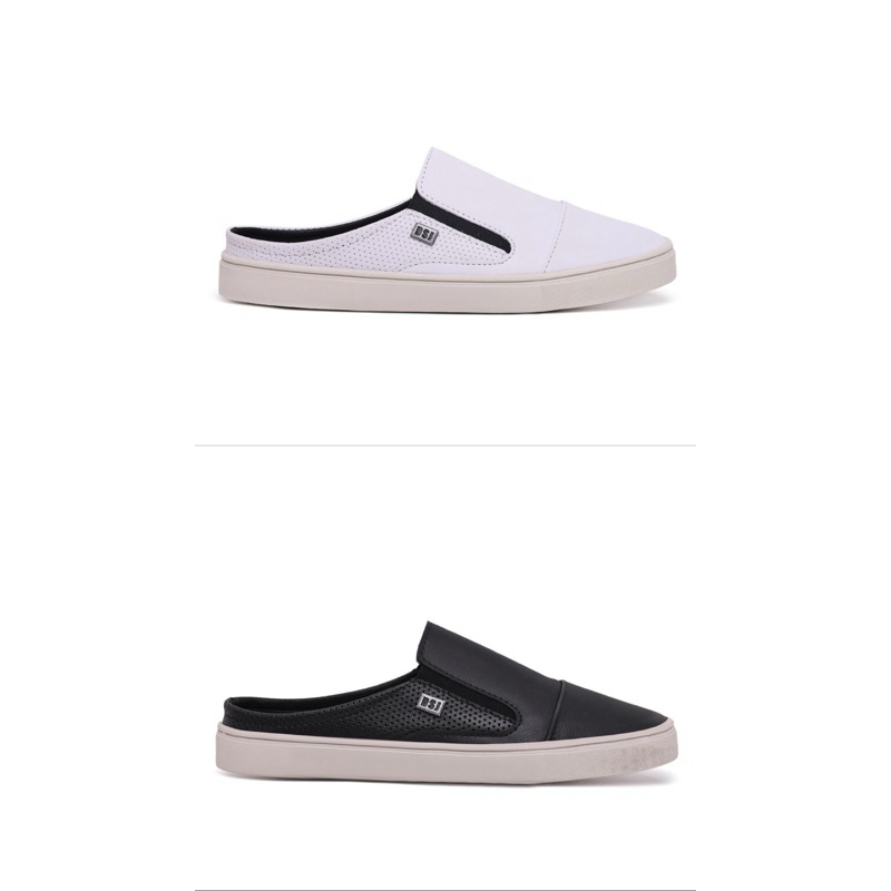 Kit 2 Pares Mule Slip On Mocassim Sapatênis Promoção Dia Dia Leve