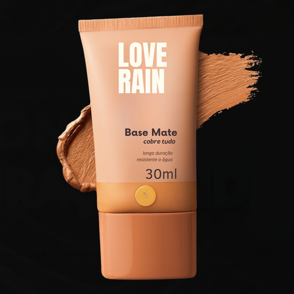 Base matte, alta cobertura, à prova d'água, resistente à chuva, longa duração