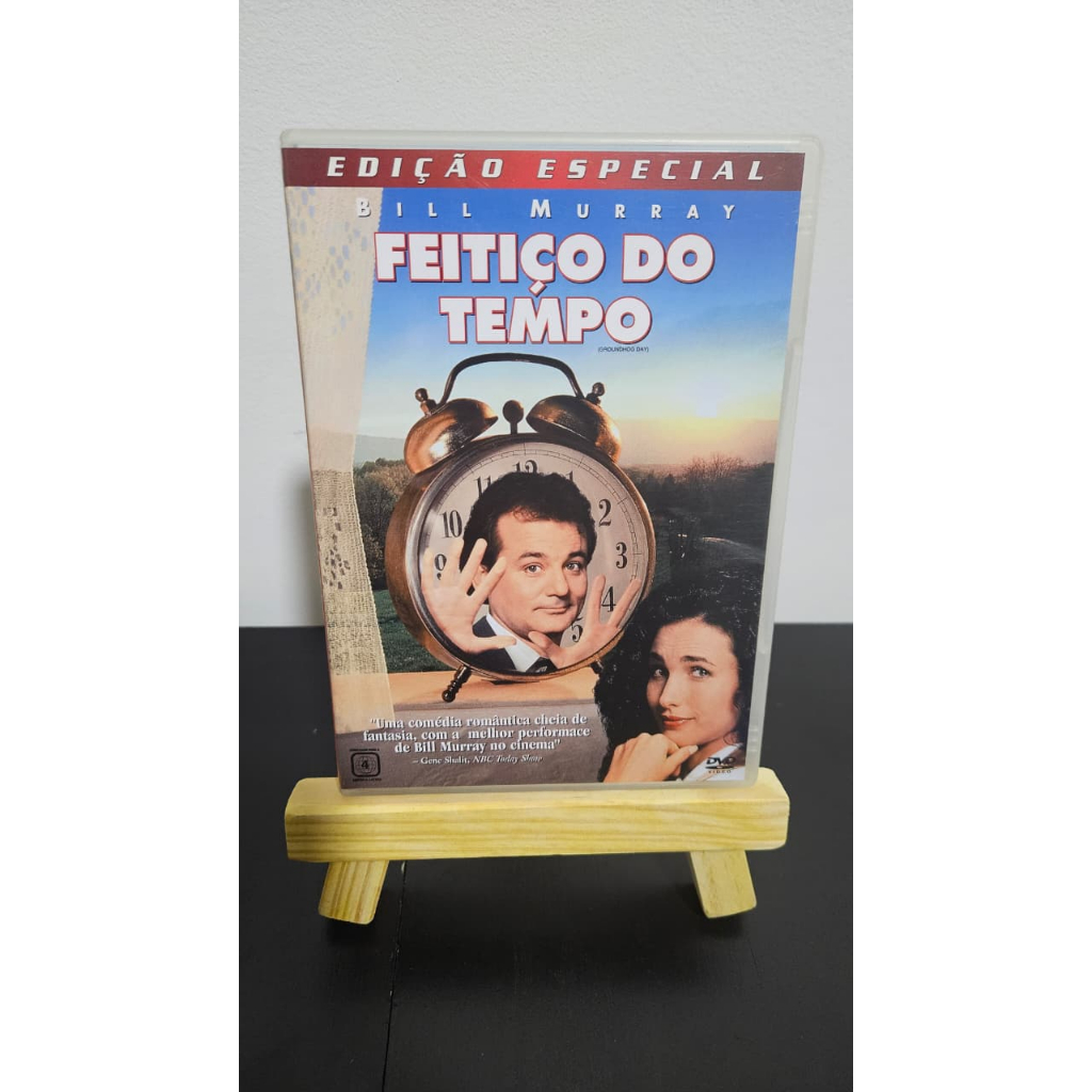DVD Feitiço do Tempo - Original - Dublado - Bill Murray