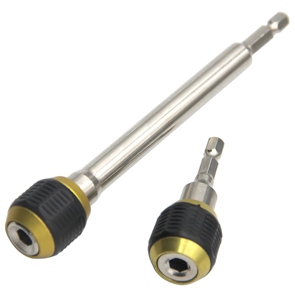 1PCS Acoplamento Rápido 60/150mm Broca Hexagonal Liberação Rápida Acessórios Ferramentas de Potência Adaptadores