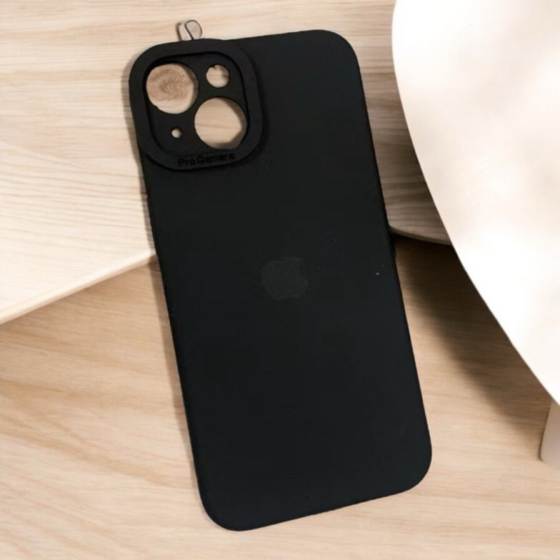 Capinha PRETO Para IPhone 17 11 12 13 14 15 16 Pro Max 7 8 XR 16E 17E Silicone Aveludada C/ Proteção na Câmera Fechada