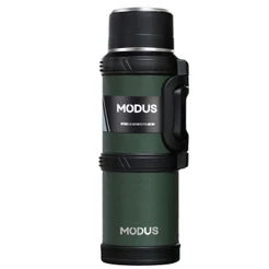 MODUS Garrafa Térmica De Inox 2,4 Litros Cor Preto/Verde
