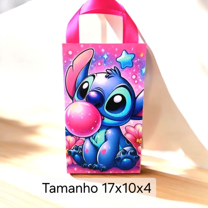 Kit Sacolinhas Personalizadas Stich  Lembrancinhas Para  Festa Infantil Sacolinha  Surpresa