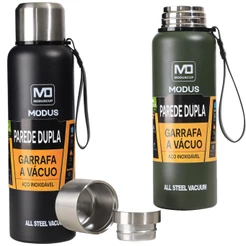 MODUS Garrafa Térmica Aço Inoxidável Portátil Copo Com Bolsa 1000ML/1500ML