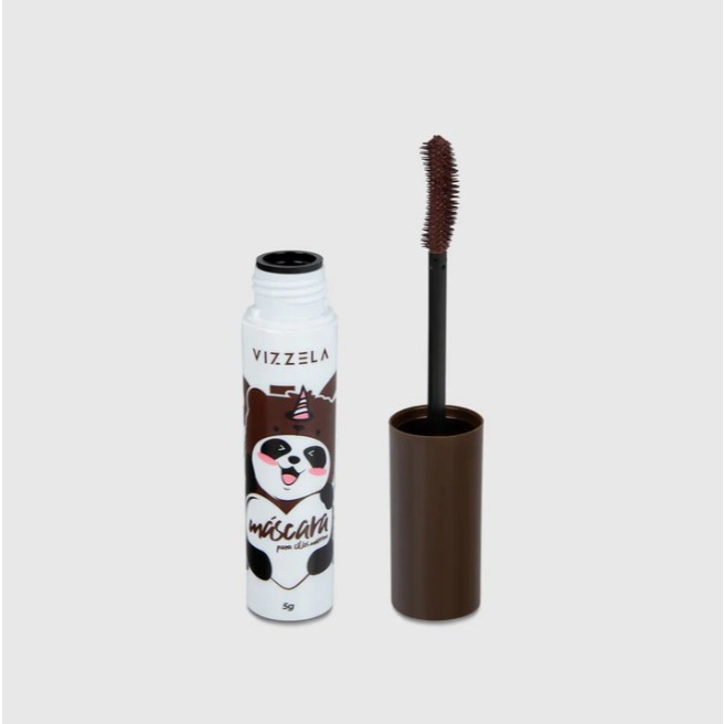 Big No Panda Brown - Máscara Vegana para Cílios Rímel cor marrom Vizzela 5g