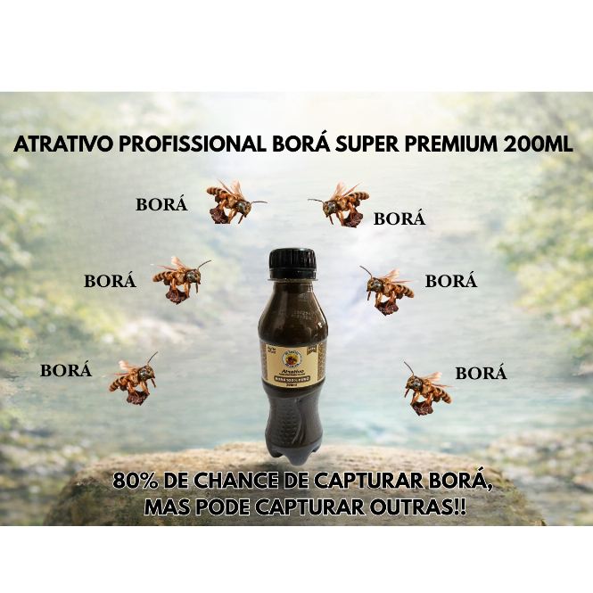 Atrativo Super Premium Captura Abelha Borá 200ML De Abelha Em Abelha em Oferta na Shopee
