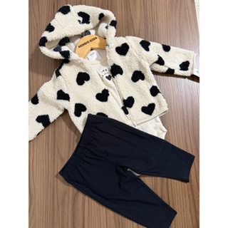 Trio Carters Casaco em Sherpa Inverno Bebê Menina em Oferta na Shopee