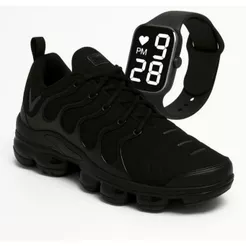 Tênis Masculino Casual Ultra Conforto Moderno Premium Leve Estiloso e Ideal para o Dia a Dia + Relogio