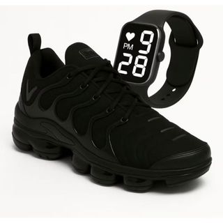 Tênis Masculino Casual Ultra Conforto Moderno Premium Leve Estiloso e Ideal para o Dia a Dia + Relogio
