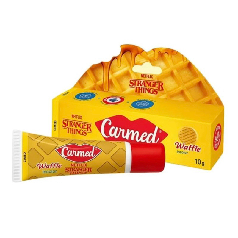 Carmed Waffle Stranger Things 10g Edição Limitada Netflix - Incolor