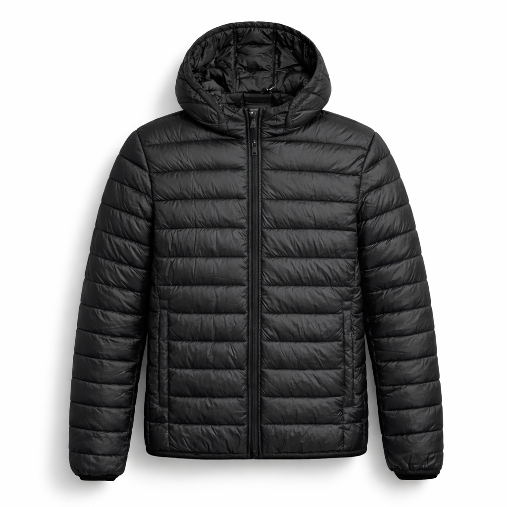 Jaqueta Preta Impermeável Capuz Removível Moto Unissex Bobojaco Frio Inverno Casaco Jaqueta Preta Impermeável Capuz Removível Moto Unissex Bobojaco Frio Inverno Casaco