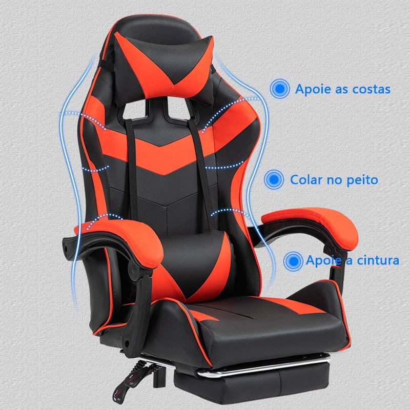 Cadeira de escritório/cadeira gamer/cadeira computador/cadeira confortável/cadeira de estudo/cadeira ergonômica -F19 — imagem 2 de 2