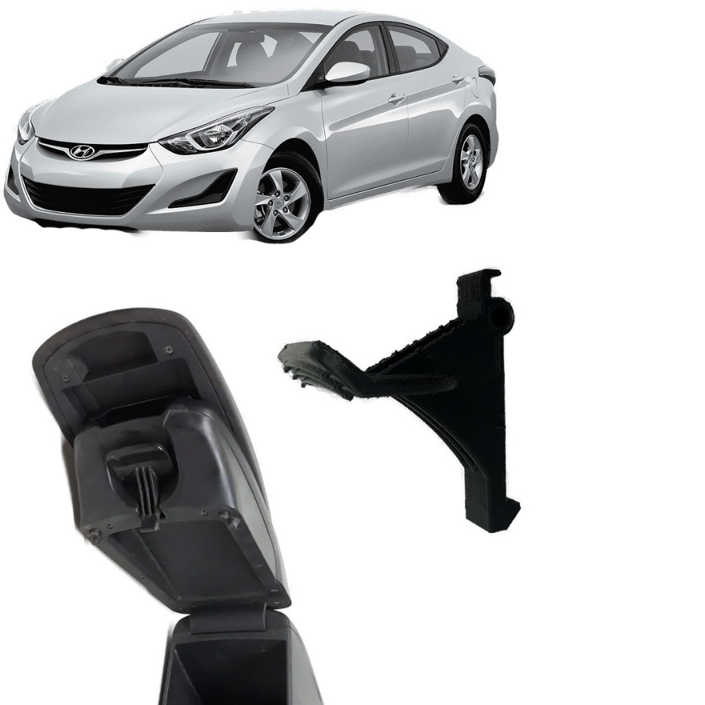 Trava Descanço Apoio Braço Central Hyundai Elantra 2011/2016 Preto PROMO