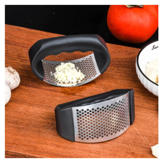 ANA 1108 Espremedor Amassador Triturador de Alho – Inox Manual para Cozinha em Oferta na Shopee