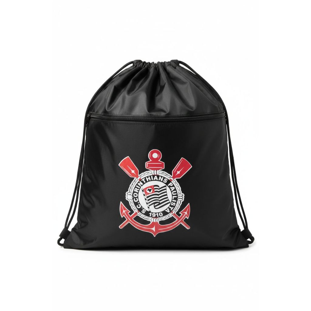 Mochila Bolsa Saco para Treino Academia Times Mochila de Alça Cordinha Bolsa Sacola