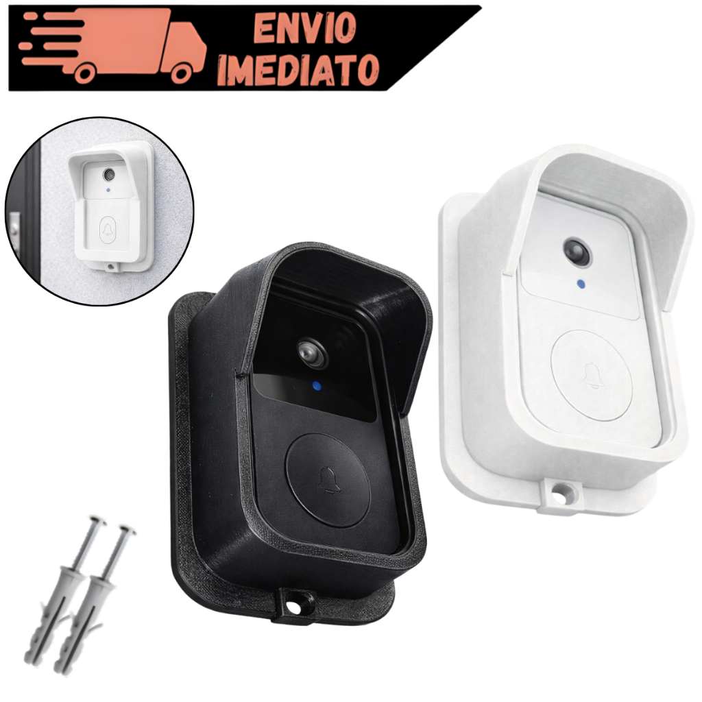 Protetor De Campainha Anti Furto e Anti Vandalismo Chuva Respingos Tuya M8 M9 X9 Wifi Camapinha Inteligente