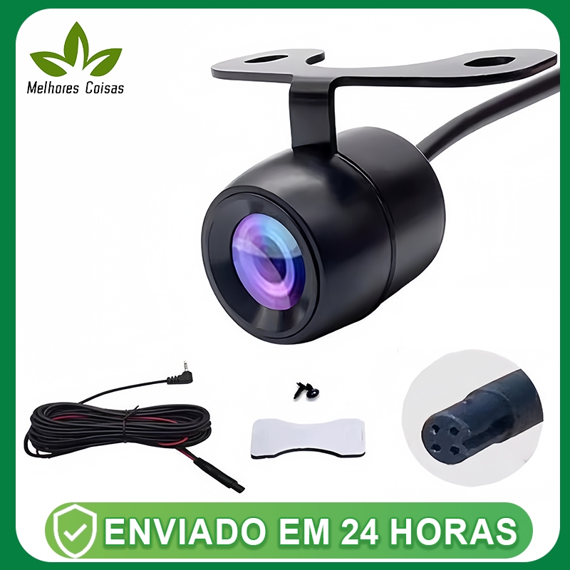 Câmera De Ré Automotiva Visão Noturna Para Multimidia Universal