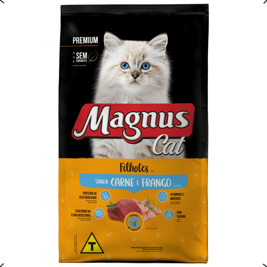 RAÇÃO MAGNUS GATO FILHOTE 10KG