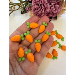 Aplique Mini Cenoura biscuit 12 unidades em Oferta na Shopee