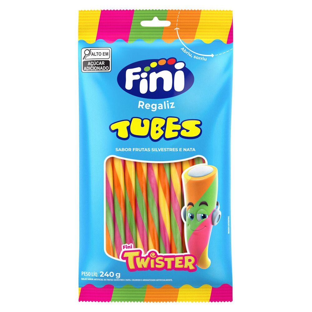 Tubes Twister 240g - Fini em Oferta na Shopee