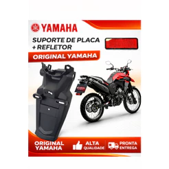SUPORTE PLACA + OLHO DE GATO XTZ LANDER 250 2020 2021 2022 2023 2024 2025