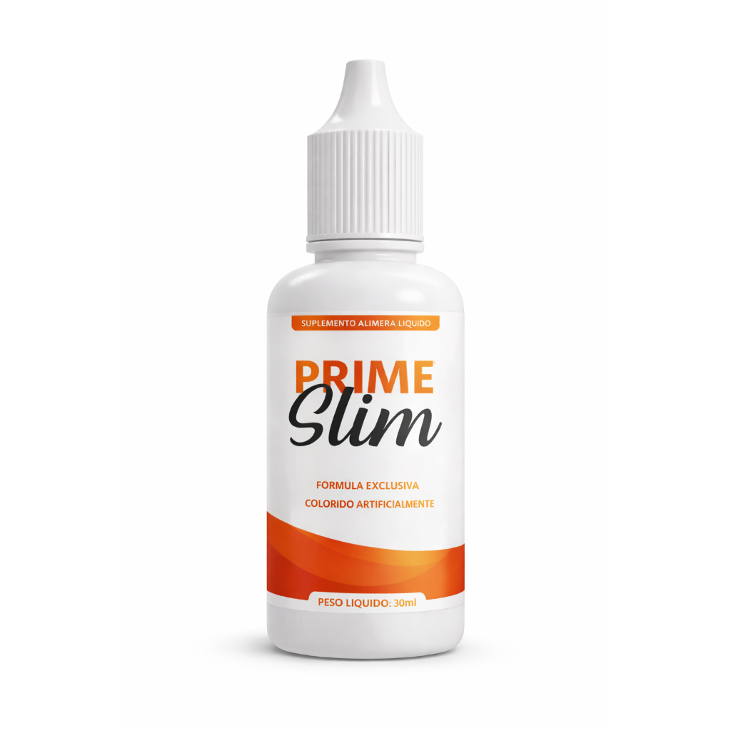 PrimeSlim Gotas Suplemento Alimentar Sabor Menta 30ml 10 Unidades