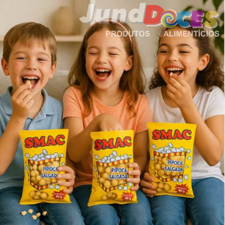 Fardo De Pipoca Smack salgada, 40g com 10 unidades em Oferta na Shopee