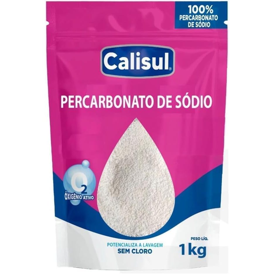 Percarbonato De Sódio Tira Manchas Branqueador Alvejante Roupas Brancas e Coloridas - Granulado 100% Puro Linha Premium