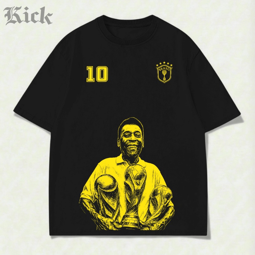 Camiseta Pelé Copa do Mundo 2026 Brasil T-Shirt Unissex 100% Algodão Premium