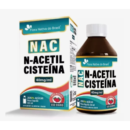 NAC N-Acetil Cisteína 120ml - Flora Nativa do Brasil