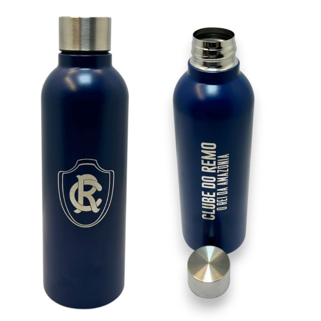 GARRAFA INOX 800ML CLUBE DO REMO OFICIAL
