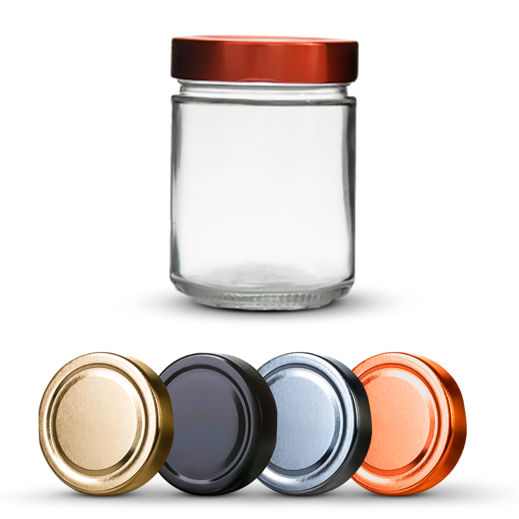 12 Potes De Vidro Pianezza 300ml + Tampas Metálicas E Lacres em Oferta na Shopee
