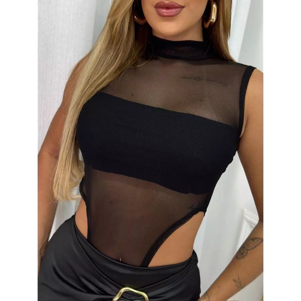 bory cavado de tule Eloá ,bory feminino, estili camiseta ,somente o bory