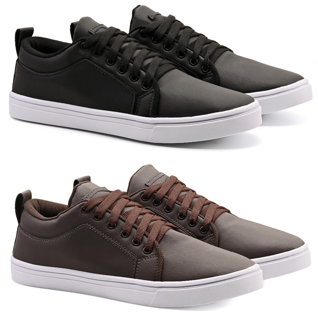 Tenis Kit 2 Pares Promoção Envio Rápido Casual Masculino em Oferta na Shopee
