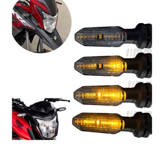 Kit 4 Pisca Moto Seta Led Sequencial Honda Cb250f Cb Twister Xre Fan Titan em Oferta na Shopee