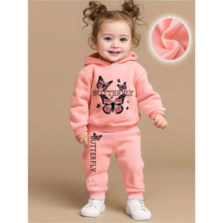 Conjunto Infantil Moletom Com Capuz Calça Blusa De Frio Menina 508 em Oferta na Shopee