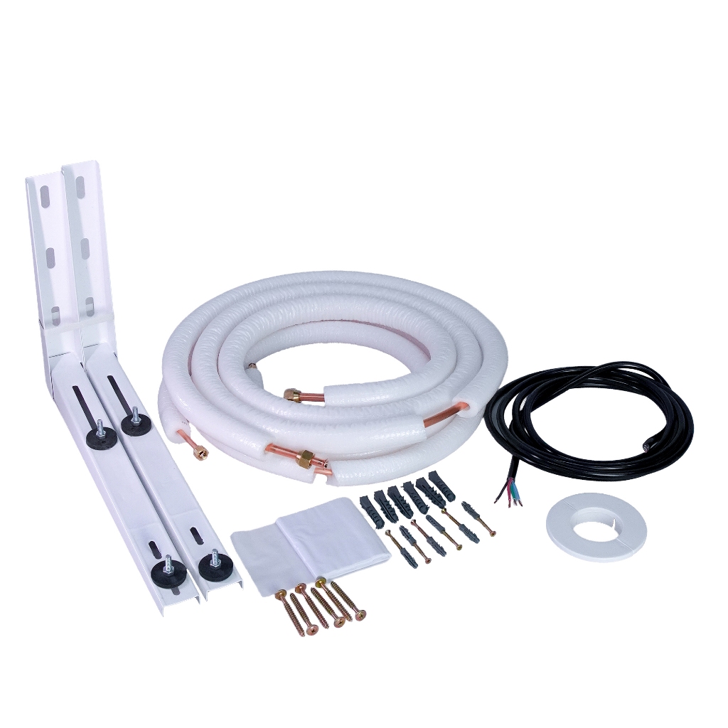 Kit Instalação Ar Condicionado Split Inverter Tubulação 1/4"x3/8" e tubulação 1/4"x1/2" P/ 9.000, 12.000 e 18.000 btus