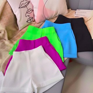 Short Alfaiataria Feminino Social Cintura Alta Com Bolso e Zíper na Lateral PROMOÇÃO em Oferta na Shopee