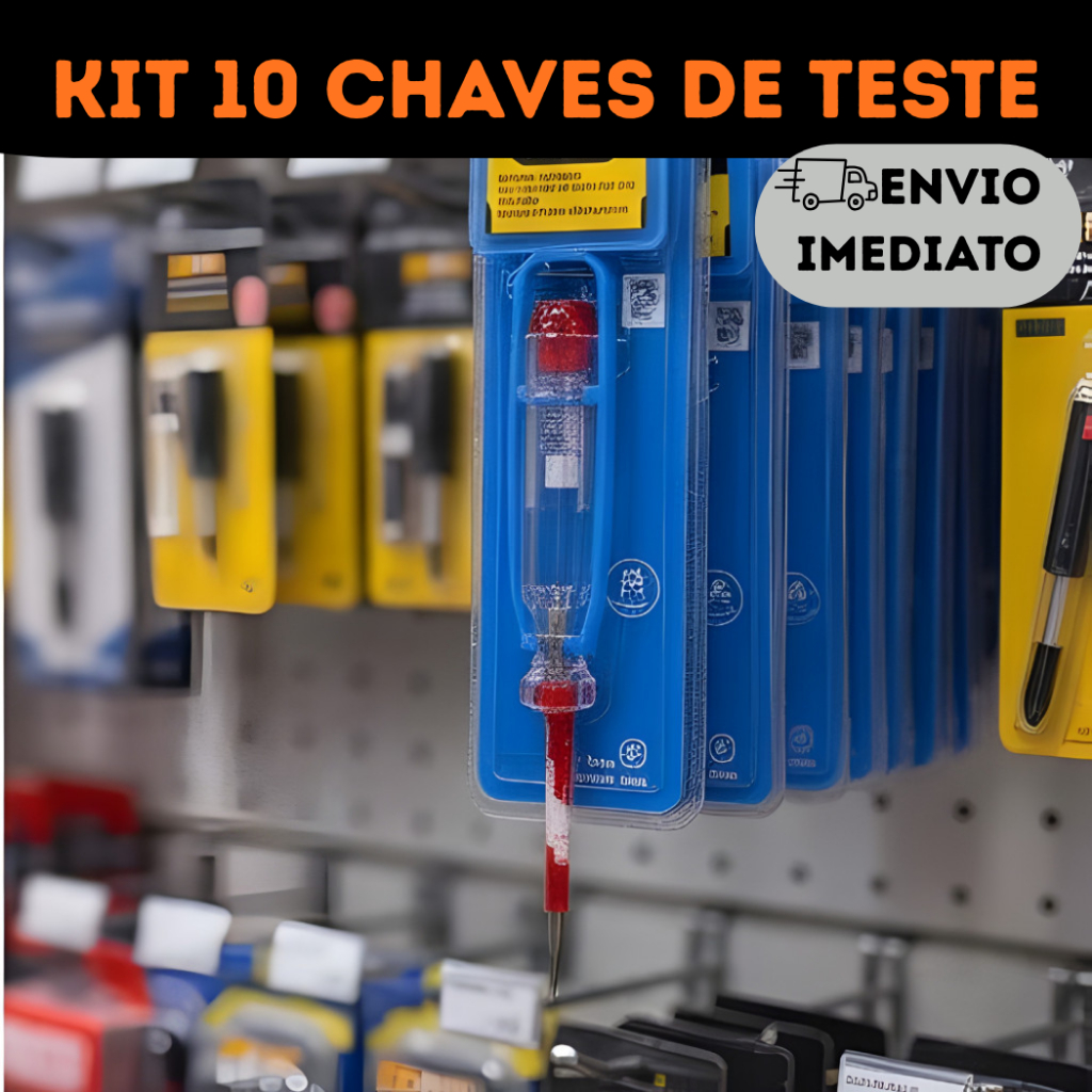 Kit 10 Chaves de Tensão Testador de Voltagem, Profissional Detector de Fase, Prático e Econômico em Oferta na Shopee