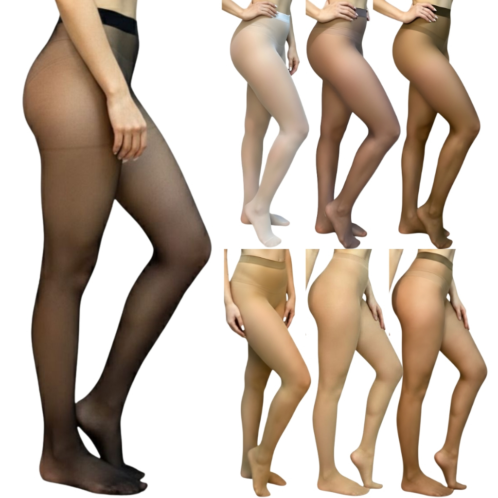 Meia Calça Transparente Fina Fio 20 Básica Poliamida Daniela 018 