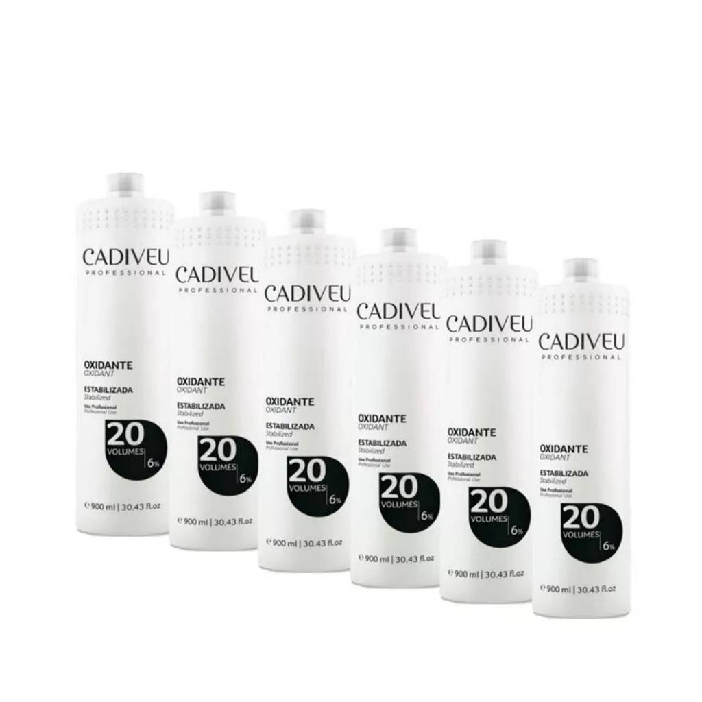 Kit Cadiveu Ox De 20vol 900ml 6 Unidades