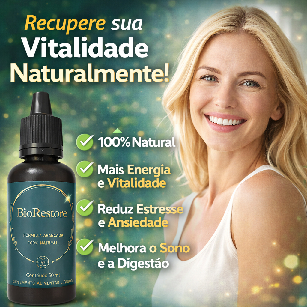 Kit com 10 Bio Restore Suplemento Alimentar Gotas 30mL STD Nutraceutical - 10 unidades
