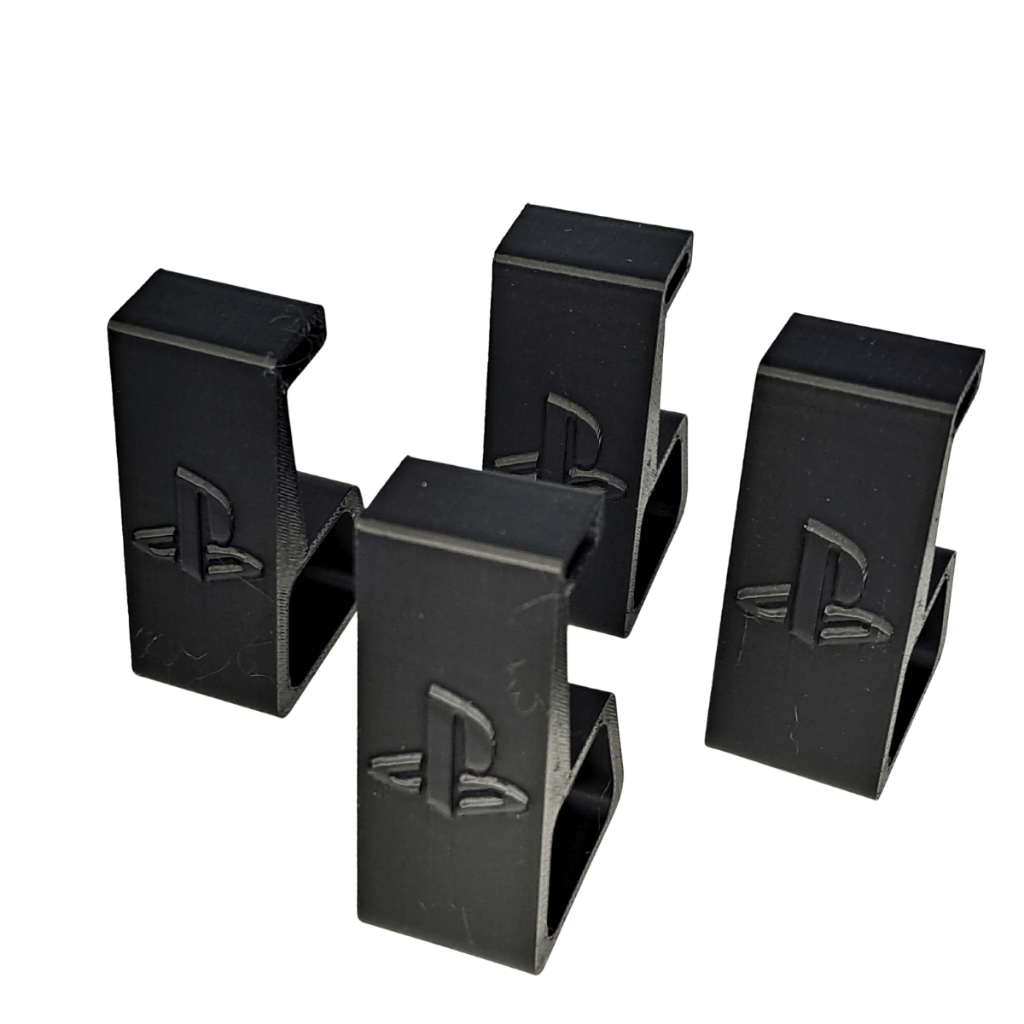 Suporte Horizontal Base Ps4 Slim Kit 4 Peças Mesa Pézinhos