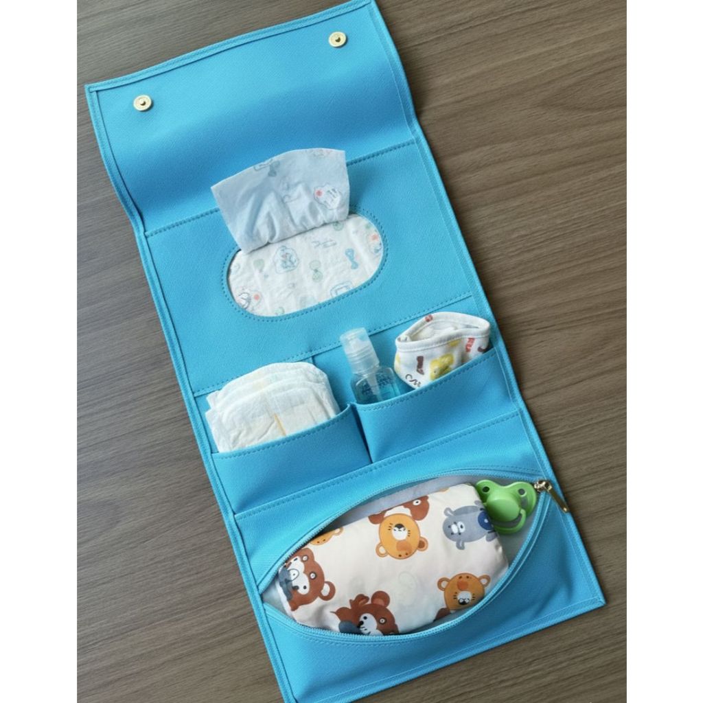 Bolsa Porta Fralda, Pomada Lenço Umedecido Estampados Bebê