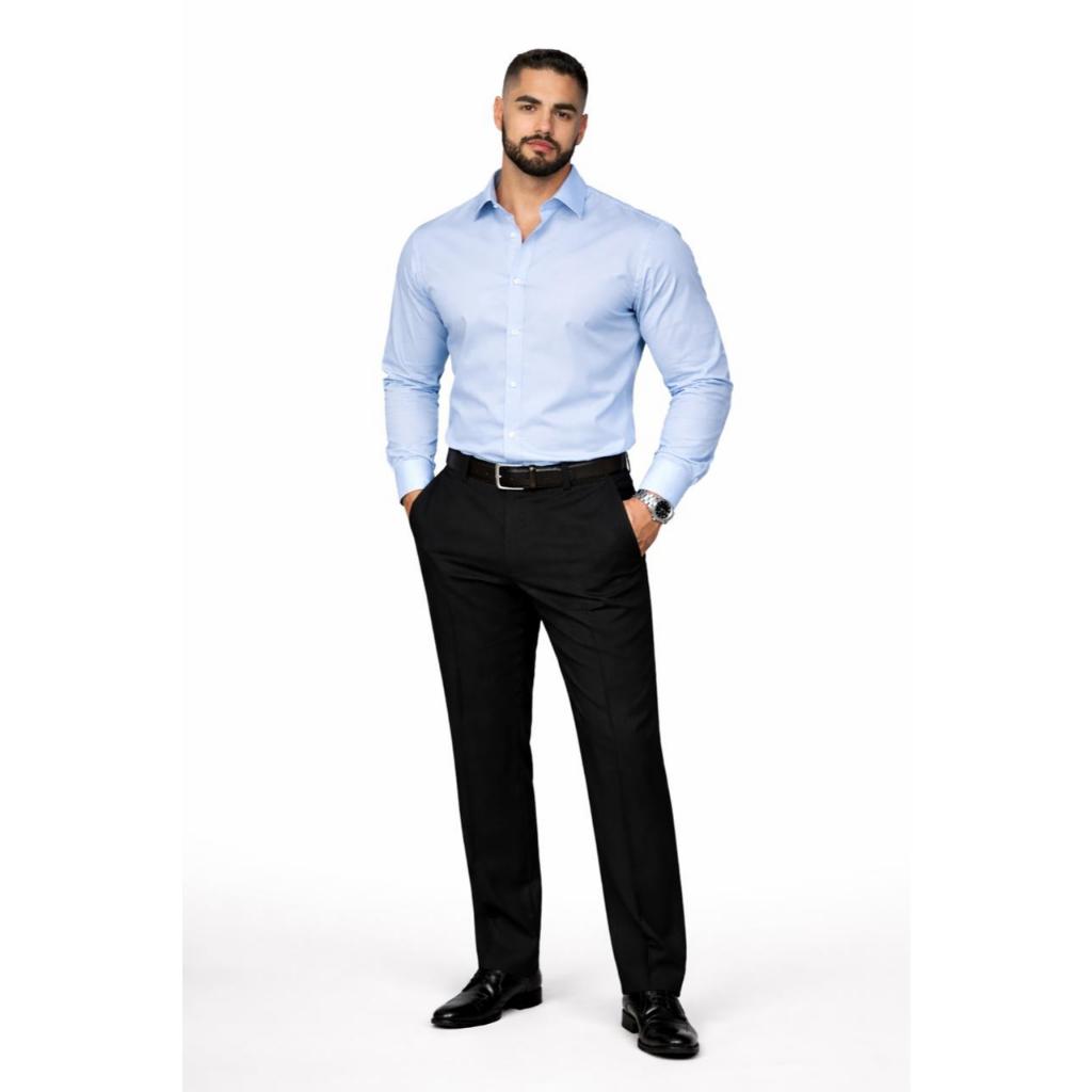 Kit Social Masculino Camisa Social + Calça Social Oxford Elegante