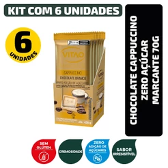 Kit Chocolate Cappuccino Zero Açúcar Marcante 70G - 6 Unidades