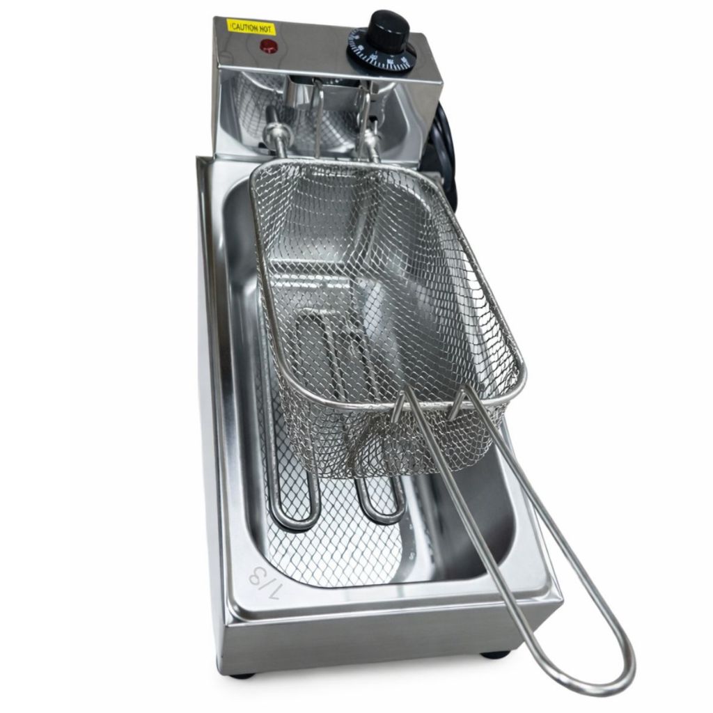 Fritadeira Elétrica Industrial Inox Profissional 3,5 Litros em Oferta na Shopee