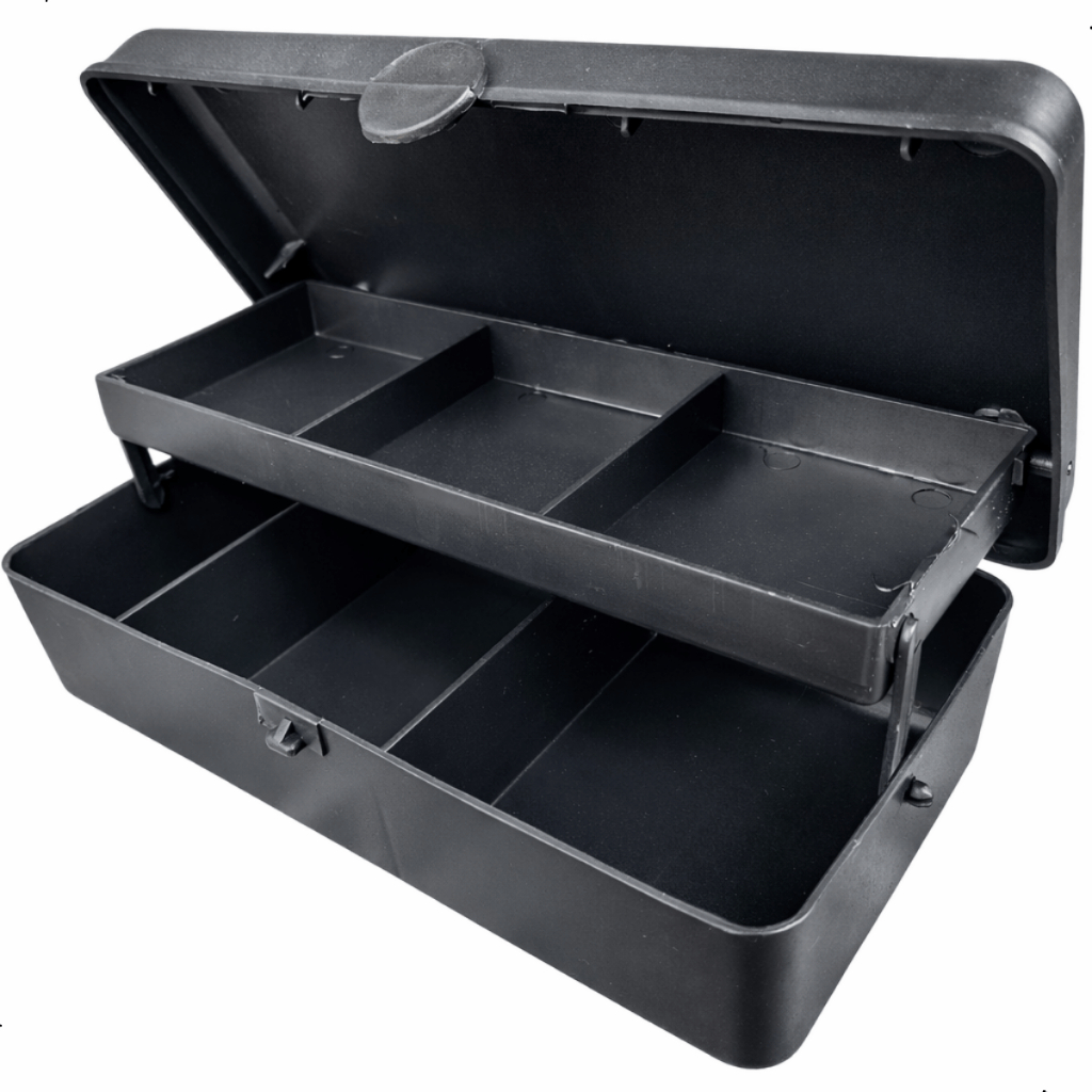 Estojo Para Pesca Organizador Mini box Com bandeja Articulada Polymer em Oferta na Shopee