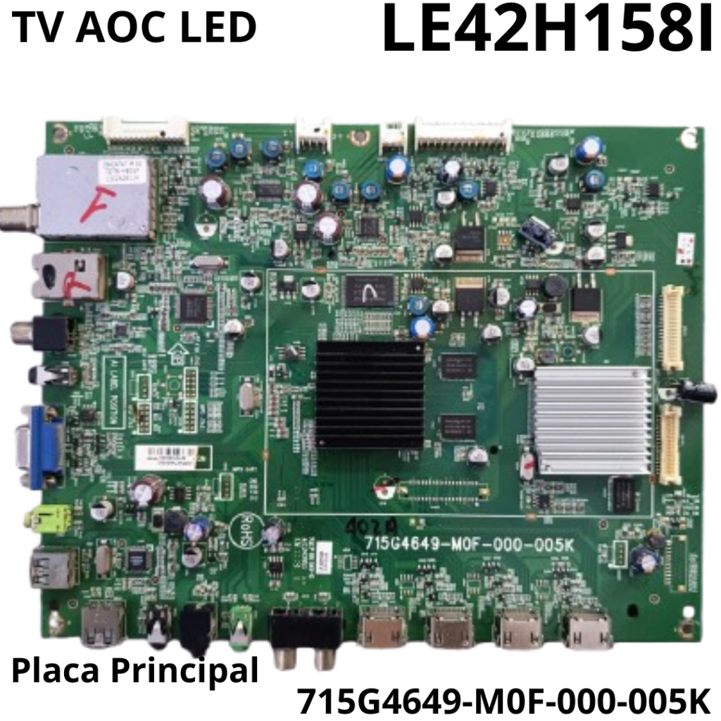 2973 Placa Principal para tv LED AOC Modelo: LE42158I